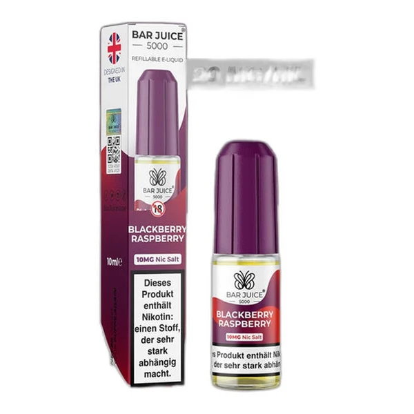 Bar Juice 5000 Blackberry Raspberry, Produktfoto