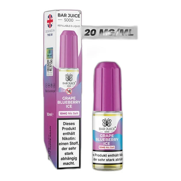 Bar Juice 5000 Grape Blueberry Ice, Produktfoto
