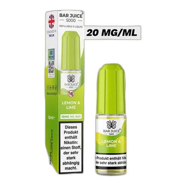 Bar Juice 5000 Lemon and Lime, Produktfoto