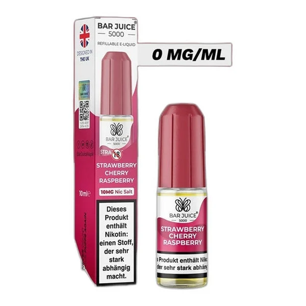 Bar Juice 5000 Strawberry Cherry Raspberry, Produktfoto