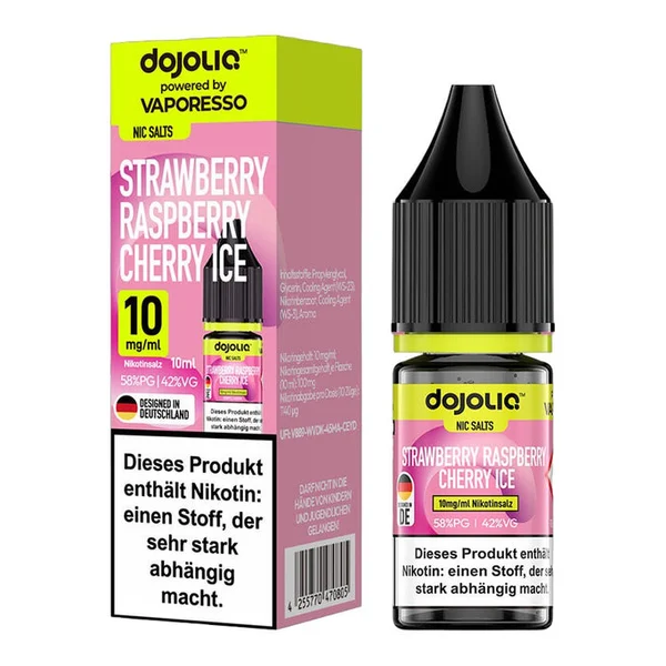 DOJOLIQ Strawberry Raspberry Ice, Produktfoto