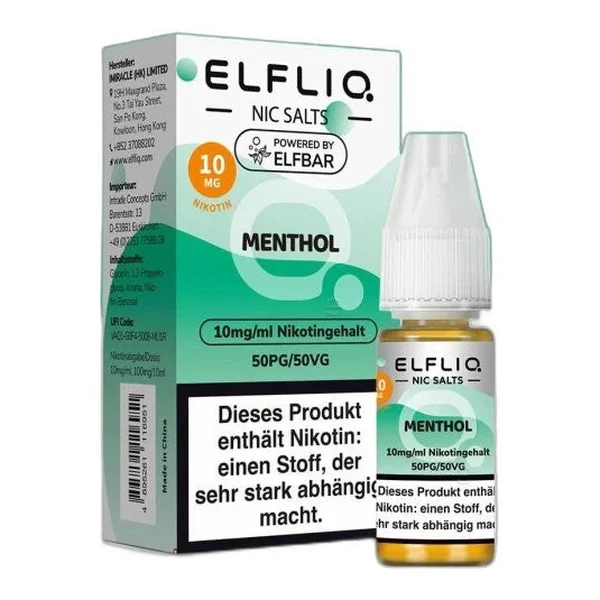 Elfliq by Elfbar Menthol, Produktfoto
