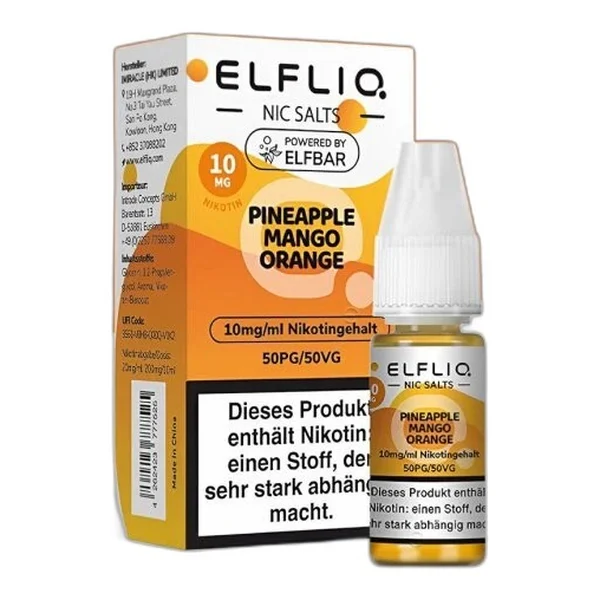 Elfliq by Elfbar Pineapple Mango Orange, Produktfoto
