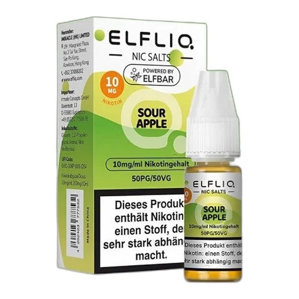 Elfliq by Elfbar Sour Apple, Produktfoto