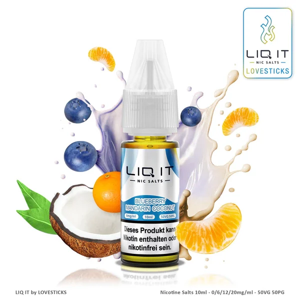 LIQ IT Blueberry Mandarin Coconut, Produktfoto