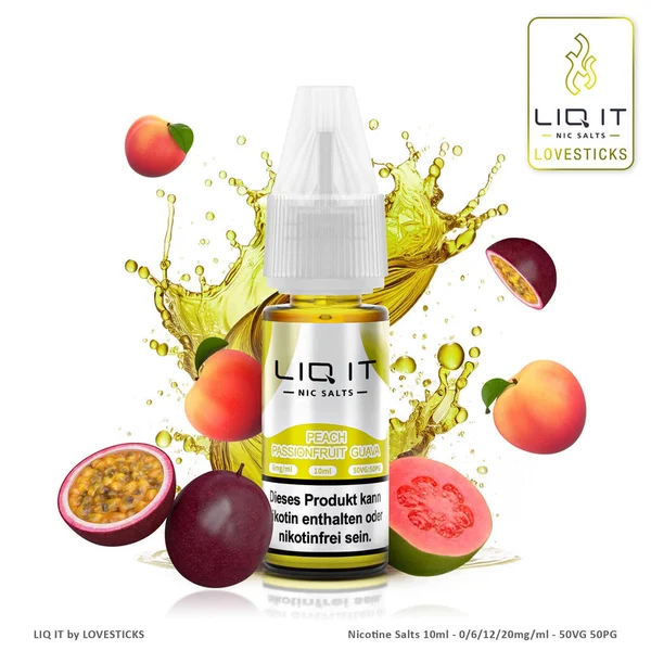 LIQ IT Peach Passionfruit Guava, Produktfoto