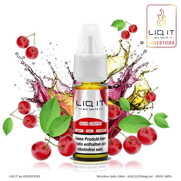 LIQ IT Sour Cherry, Produktfoto