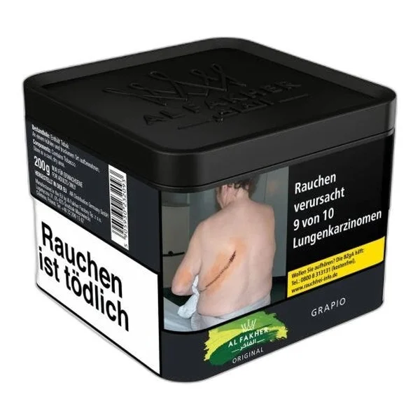 Al Fakher Grapio, Produktfoto
